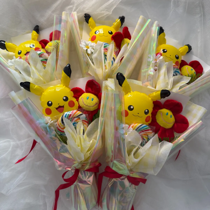 샤이니벌룬 산리오 티니핑 포켓몬 사탕 인형 풍선 꽃다발