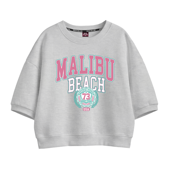 몰토벨리노 SF 말리부비치 여성 반팔 맨투맨 티셔츠