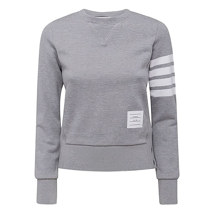 톰 브라운 루프백 4 바 스웨트셔츠