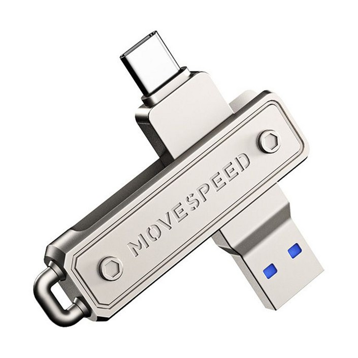 MOVESPEED YSULJ 150MBs USB 3.2 Gen 1 C타입 듀얼 인터페이스 플래시 드라이브, 1개, 256GB