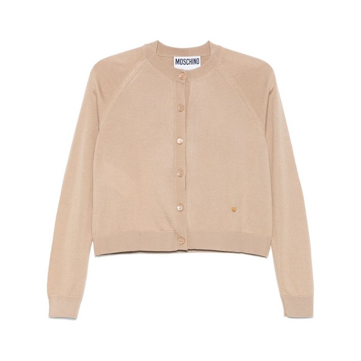 모스키노 크루 넥 가디건