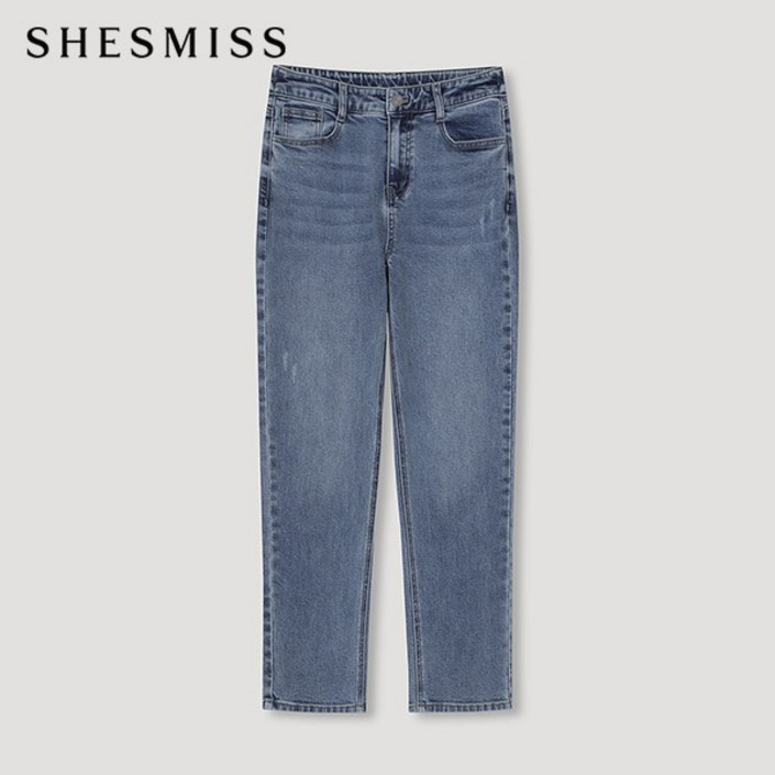 쉬즈미스SHESMISS 쉬즈미스 세미 배기핏 데님팬츠SSMSLN32050BL 쉬즈미스SHESMISS 쉬즈미스 세미 배기핏 데님팬츠SSMSLN32050BL