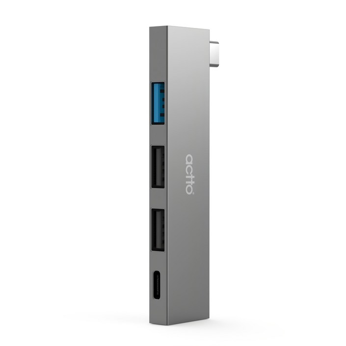 엑토 4포트 C타입 USB 3.2 일체형 멀티허브 HUB43