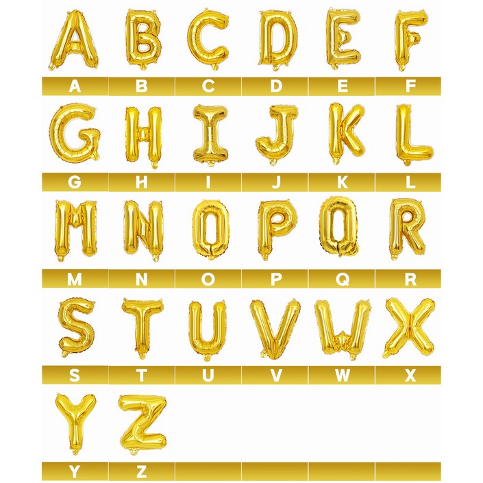 알파벳풍선 은박 16인치