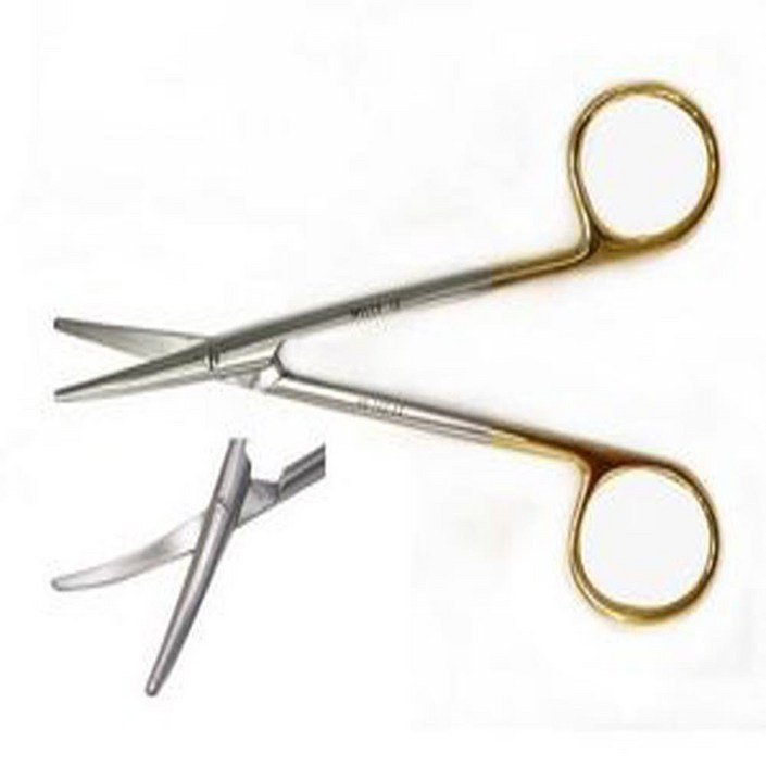 장우 GOLD METZENBAUM SCISSORS CURVED 골드 메젬바움 시저 커브 14.5CM/18CM, CURVED 20-162-14 / 20-162-18