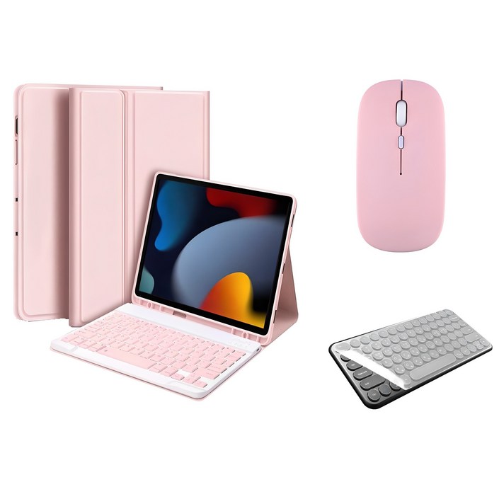 아이패드 전용 에어 프로 미니 12345678910 세대 M2 M4 펜슬 수납 블루투스 키보드 케이스 무선 마우스 세트 iPad Pro Air Mini 케이스나라