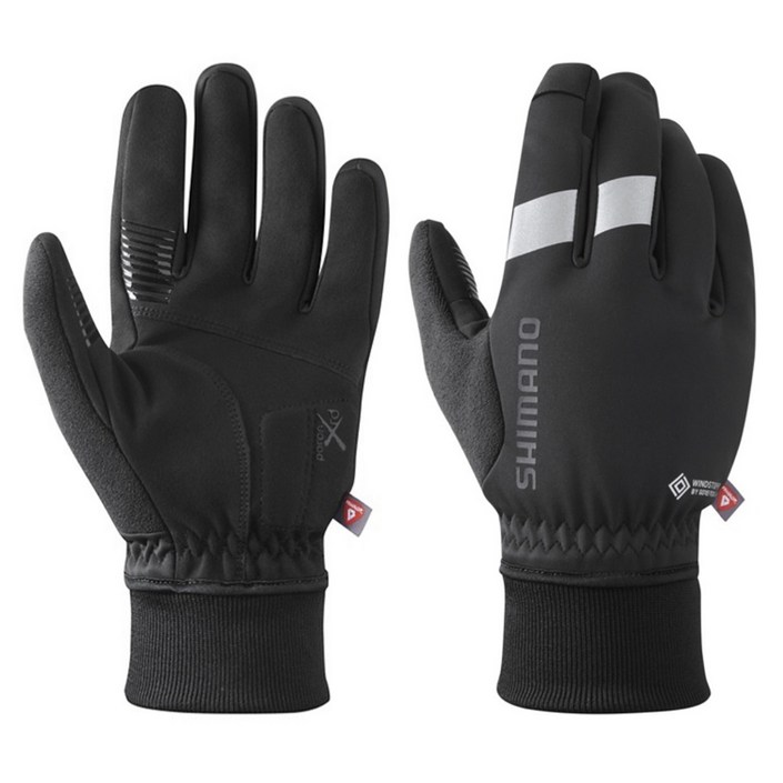 시마노고어텍스 윈드스토퍼 프리마로프트 겨울용 기모안감 방한 방풍 자전거긴장갑 터치스크린 호환