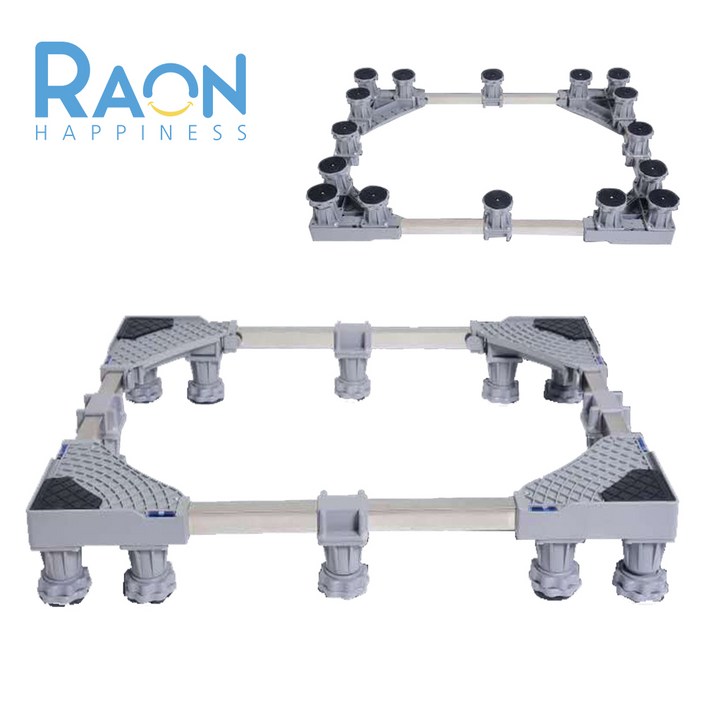 Raon 세탁기 받침대 12발, 1개, RJSF04