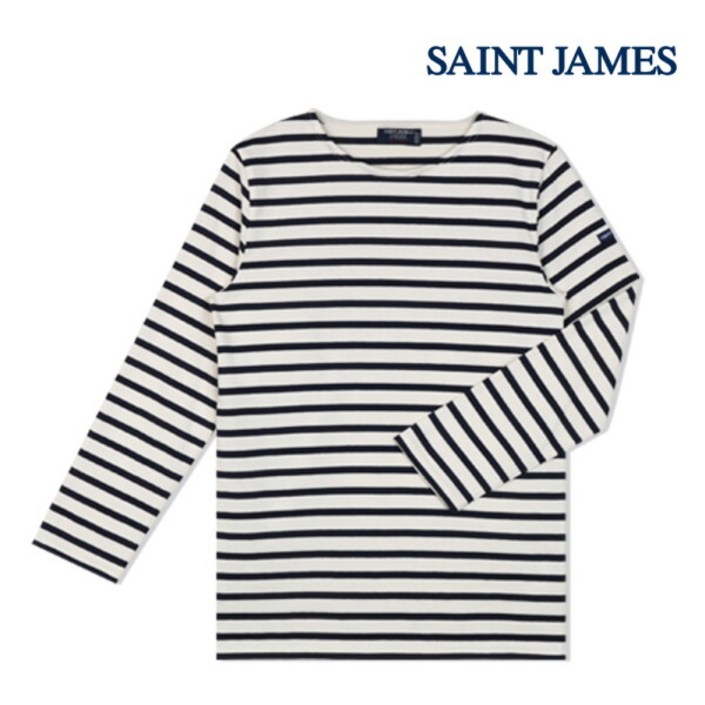 세인트제임스 긴팔티셔츠 밍콰이어 모드 E 스트라이프 여성 롱슬리브 206650
