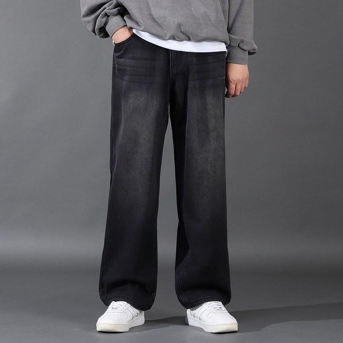 후앙스 겨울 방한 기모본딩 와이드 데님 청바지 GZCP5202