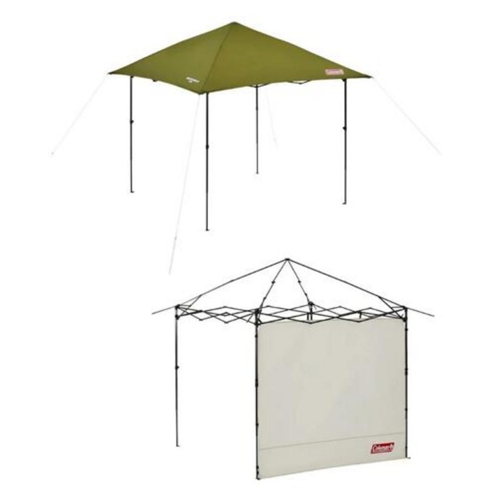 콜맨Coleman 아웃도어 캠핑 원터치 타프 0000972464set