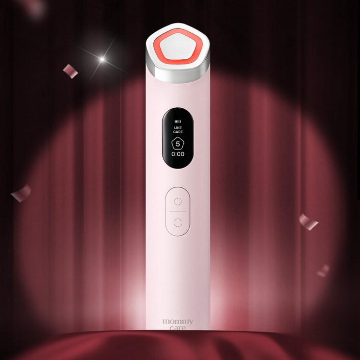 마미케어 펜타프라임 물광 모공 탄력 EMS 피부 마사지기 뷰티 디바이스 핑크, PT0425, 펜타프라임 핑크