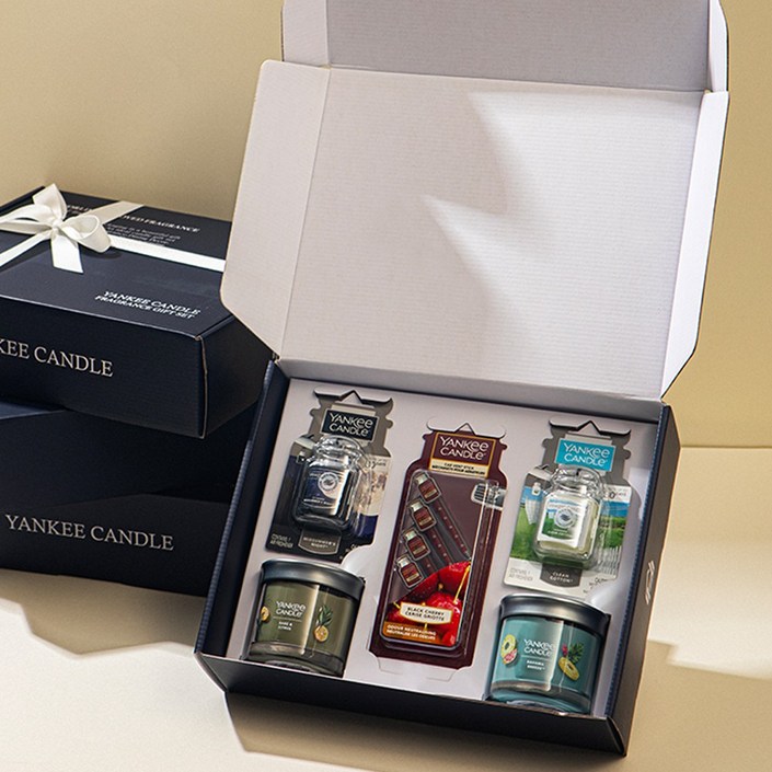 양키캔들 시그니처 텀블러 차량용 방향제 5종 선물세트, 50 핑크 샌드,비치 워크, 1세트