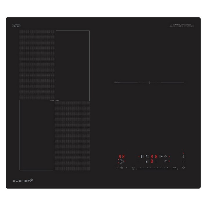 쿠첸 프리미엄 인덕션 3구 CEN-IF3A0NBA 플렉스존 빌트인 전기레인지 쿡탑, 빌트인, CEN-IF3A0NBA