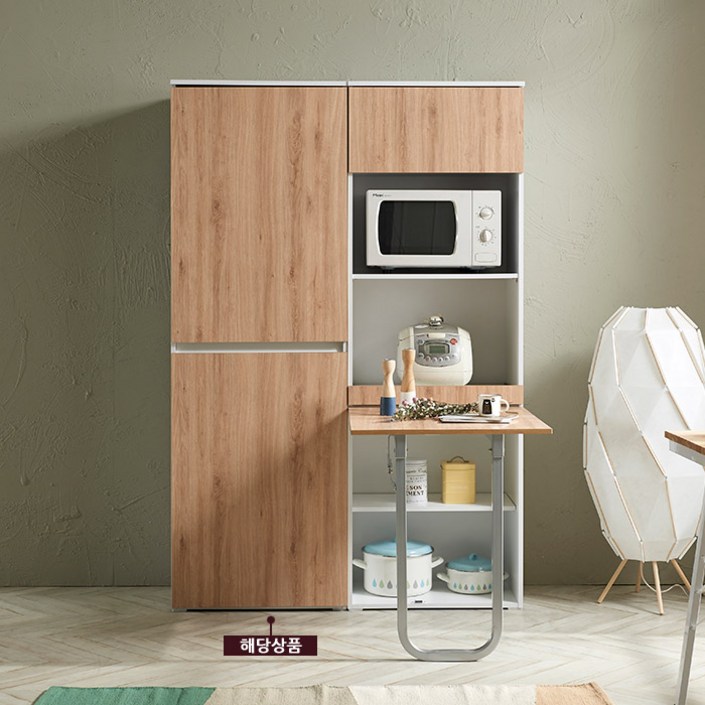 퍼스웰 루비 LPM코팅 1800접이식 식탁렌지대300틈새장CWOPT001, 선택10 CW064 산타나오크