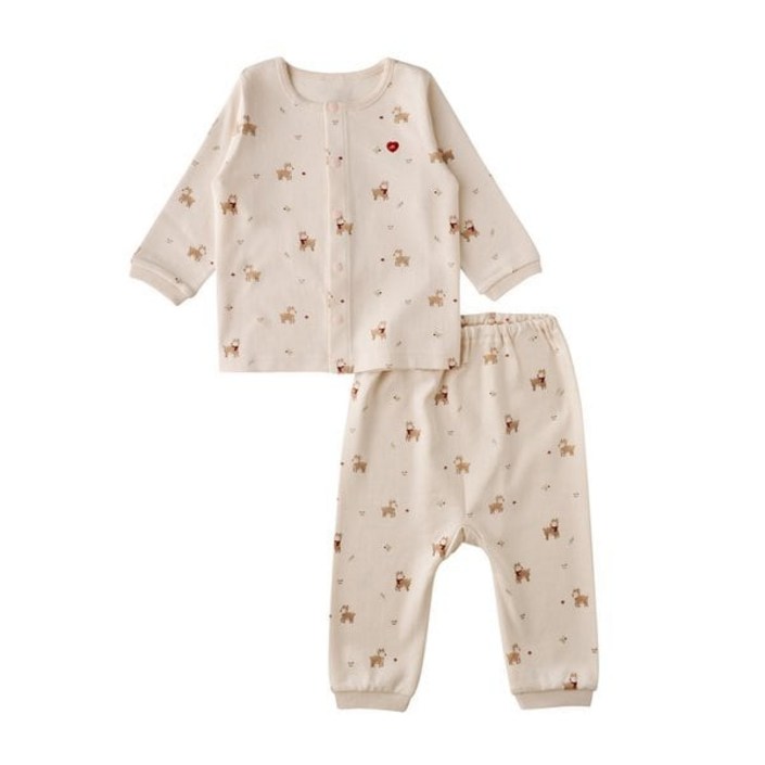 국내매장판 밍크뮤 아기옷 유아 우주복 RD메리밤비내의 35C7005403 신생아옷