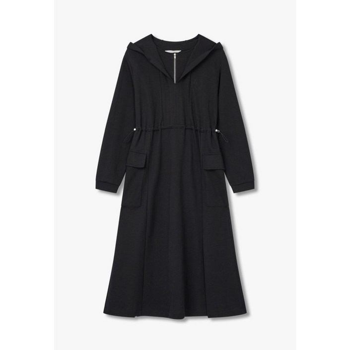 [보브] 후디드 엠브로이더리 슬릿 롱 원피스 7154337201 뉴코아일산