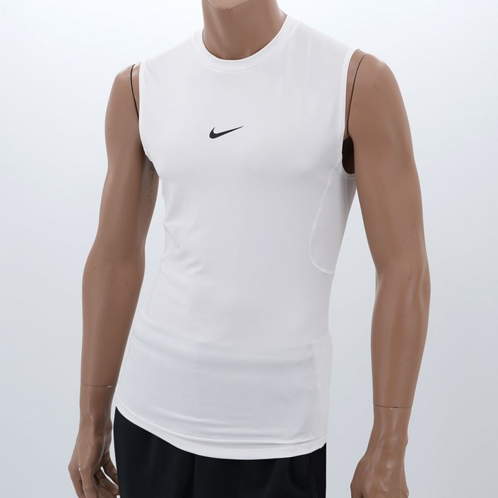 나이키 기능성 민소매 티 남성 컴프레션 타이트 머슬핏 몸매 보정 티셔츠 헬스 러닝 운동복 티셔츠