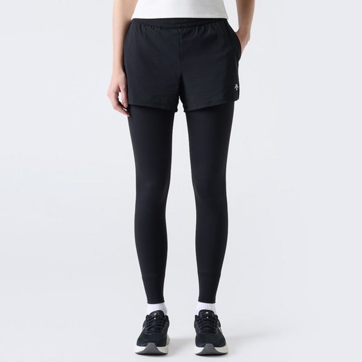 백화점 정품 데상트 공식브랜드관  공식 우먼스 팬츠 부착형 레깅스 SQ322PKL81