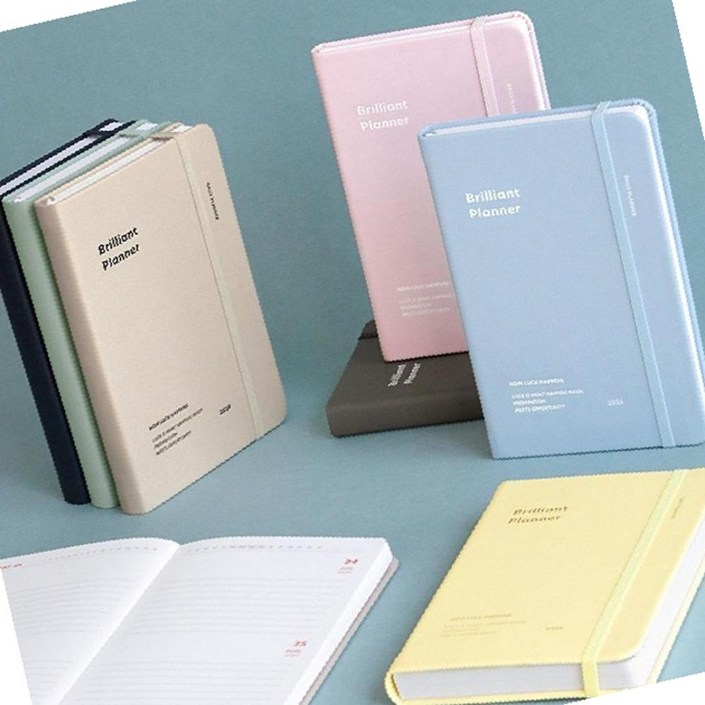 아이코닉 2026 브릴리언트 데일리 다이어리 플래너, 1개, 07 다크 네이비