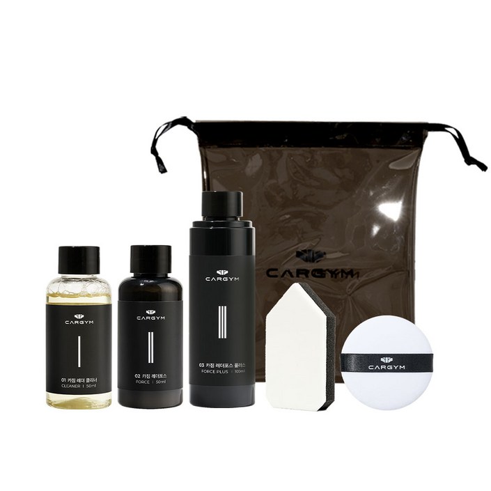 카짐 가죽시트 코팅제 자동차 실내코팅 레더포스2 코팅제 50ml, 세트구성1세정코팅관리, 1세트