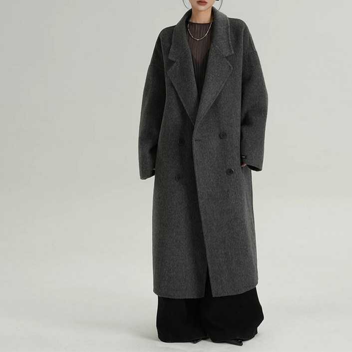 클래식 여성 울코트