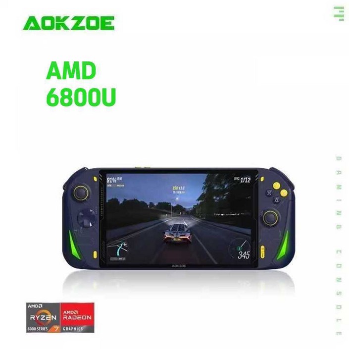 AOKZOE 휴대용 게임기 핸드헬드 Ryzen 7 AMD 6800U 65Wh win11 8인치 스팀