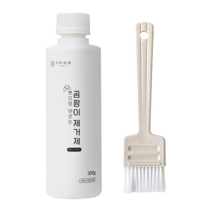 백화상점 붓으로 바르는 곰팡이 제거제 젤 벽지 벽 화장실 욕실 실리콘 베란다 창틀 천장