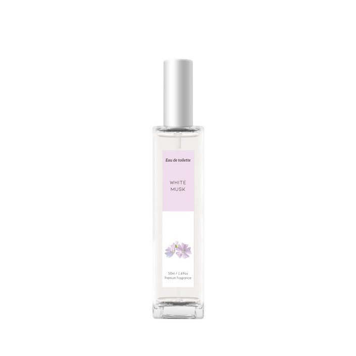 더허브샵 오 드 뚜왈렛, 화이트머스크, 2개입, 50ml, 2개
