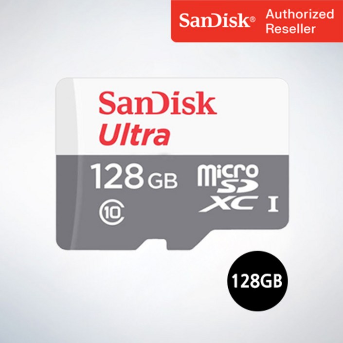 샌디스크 마이크로 SD카드 SDXC ULTRA 울트라 SDSQUNR-128G-GN3MN, 128GB