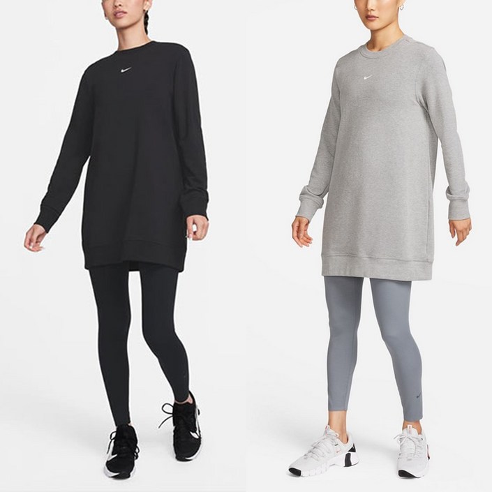 나이키 여성 드라이 핏 롱티셔츠 원피스