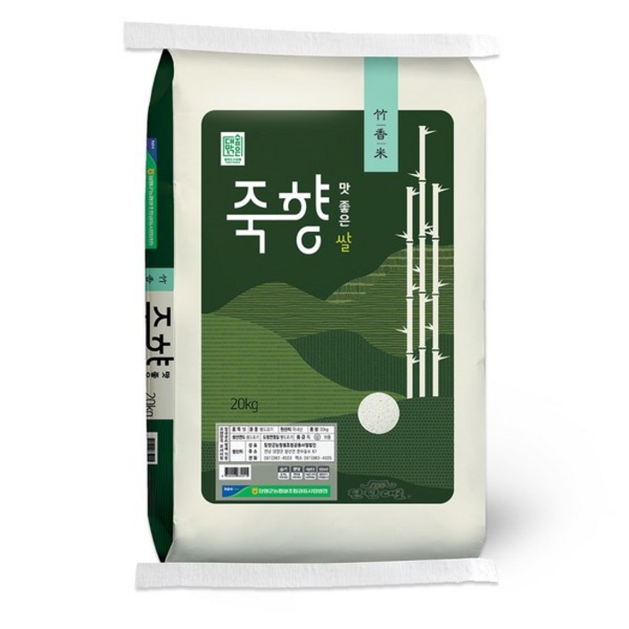 담양군농협쌀 담양군농협 맛좋은 죽향쌀20kg   당일도정  상등급 담양쌀 쌀20kg
