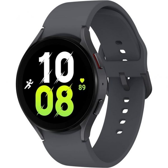 삼성 갤럭시 워치 5 44mm BT 스마트워치 그래파이트 2개 충전기 AMOLED 디스플레이 16GB 안드로이드 스마트폰용 IP68 - 방수 방진 SM R910NZACXAA 리