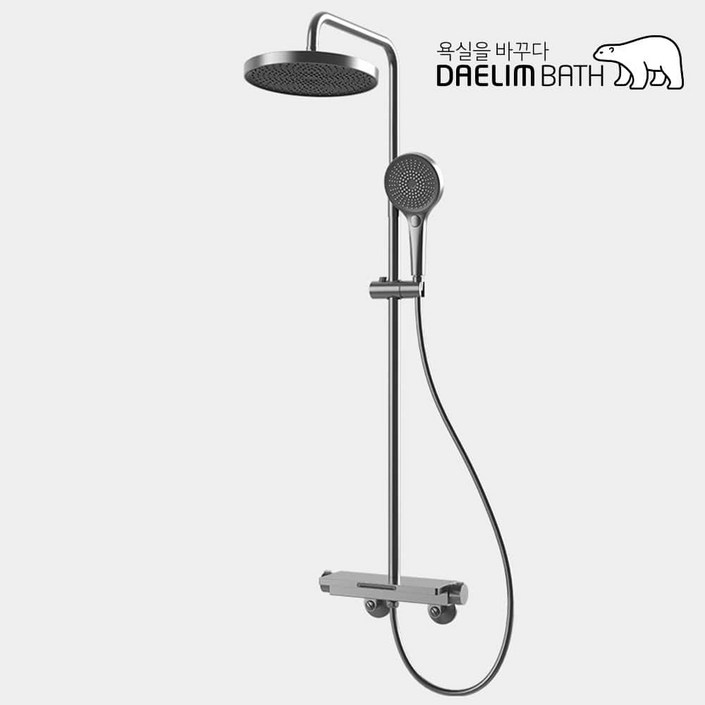 대림바스 토르 욕실 화장실 해바라기 레인 샤워기 HFB F20M2 건 메탈