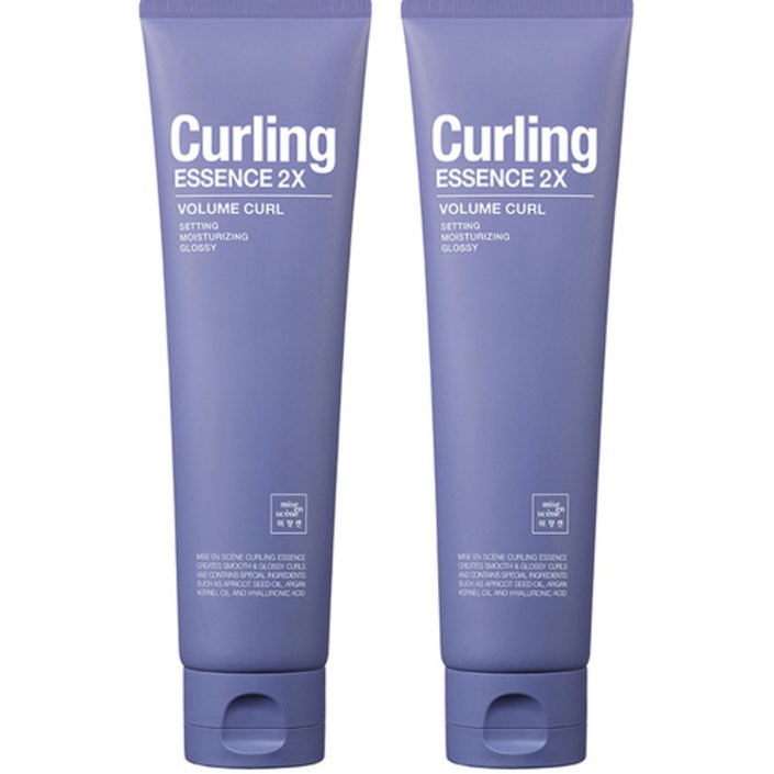[트윈스몰] 1+1 미쟝센 컬링에센스2X (볼륨컬) 150ml, 2개