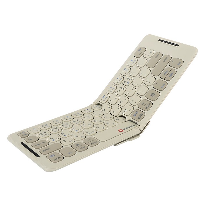 크로셀 레트로 멀티페어링 미니 접이식 무선 블루투스 키보드