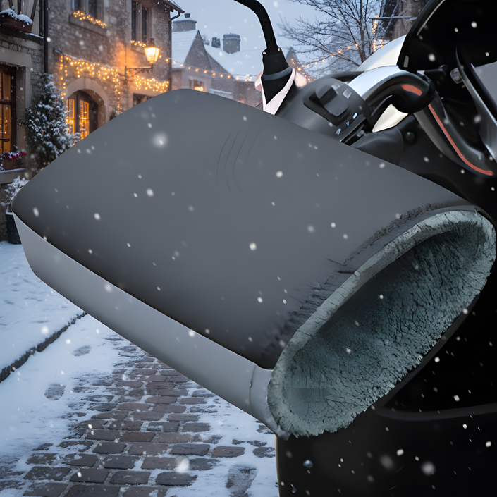 홈엔모어 전기 자전거 방한 토시 글러브 장갑, 블랙기본반사