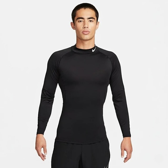 나이키 프로 드라이 핏 피트니스 모크넥 긴팔 탑