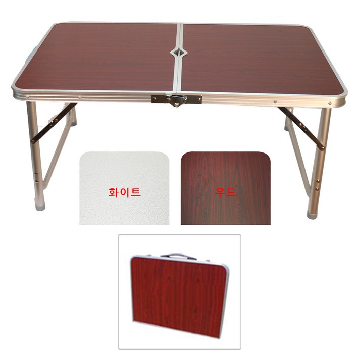 파피앙 캠핑테이블(90*60) 미니테이블 폴딩 테이블 캠핑용품, 우드 20240103