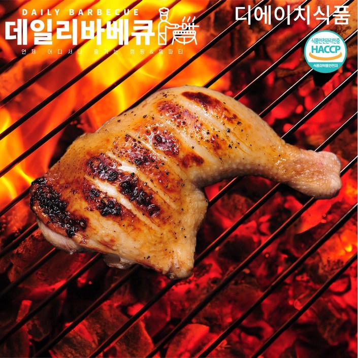데일리바베큐 훈제닭다리, 1세트, 1.05kg