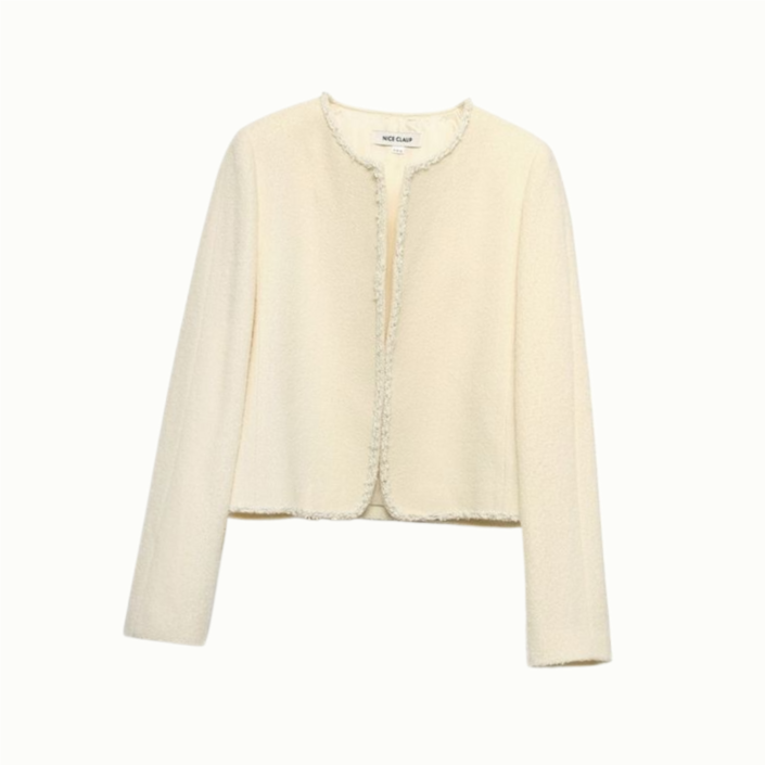 나이스클랍 NICE CLAUP 칼라리스 크롭 자켓N244MWJ917 415310