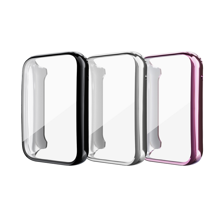 (1+1)  이너스 샤오미 미밴드7 프로  풀커버 액정 범퍼 일체형 TPU 케이스