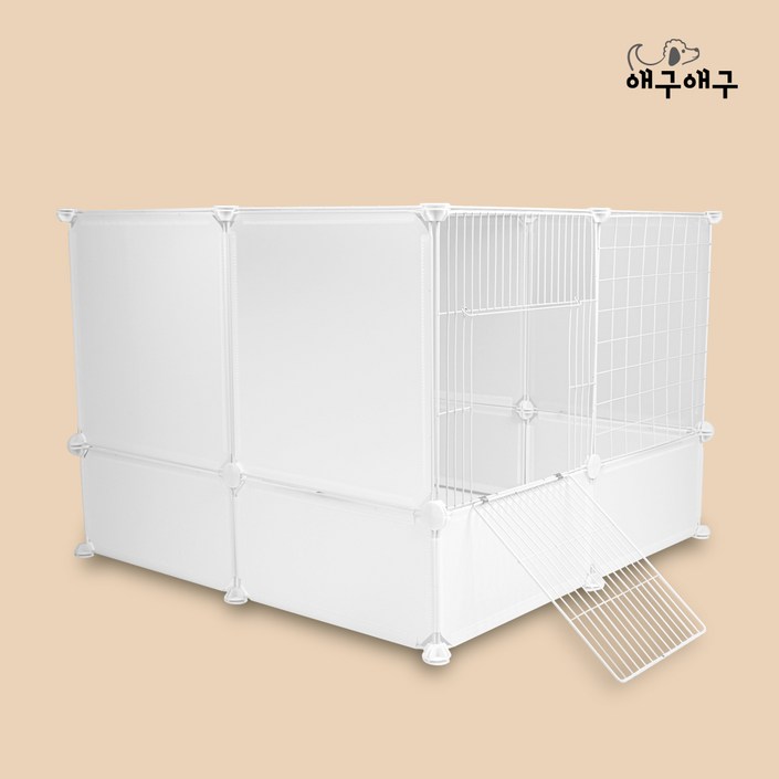 애구애구 강아지 울타리 DIY 애견 펜스, 투명, 1개