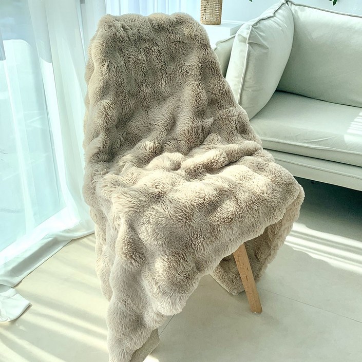 이지니아 힐링 구름 극세사 담요
