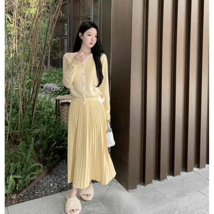 니트셋업 니트세트 루즈핏 상하세트 등하원룩 편한 투피스