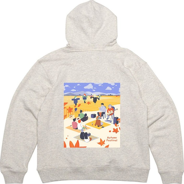 후드티 뒷면 전색상 사이즈 가을페스티벌 음악회