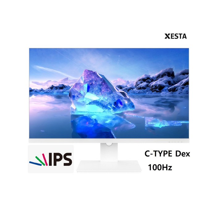 클라인즈 LG IPS사용 27인치 모니터 100Hz C타입 Dex지원 화이트, KXM2700FH75 화이트, 69cm 클라인즈 LG IPS사용 27인치 모니터 100Hz C타입 Dex지원 화이트, KXM2700FH75 화이트, 69cm
