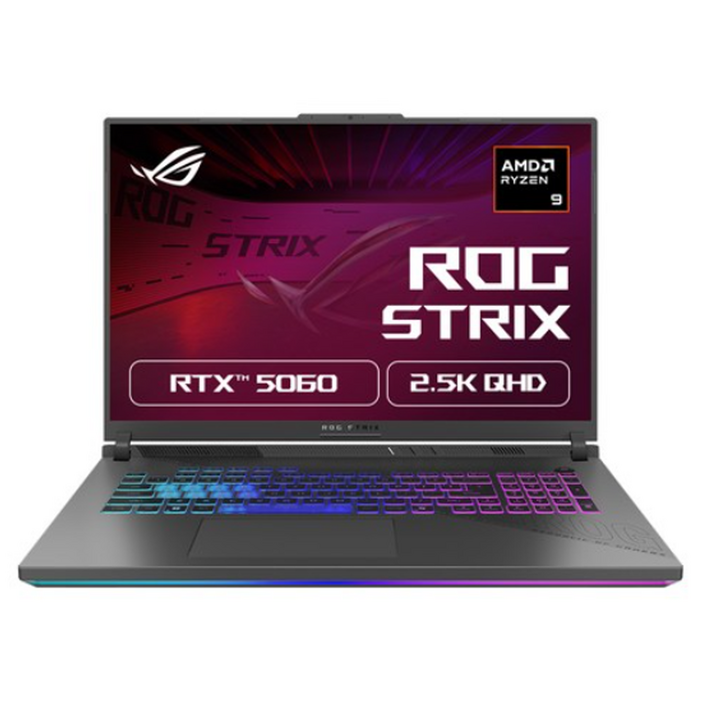 에이수스 2025 ROG 스트릭스 G18 라이젠9 라이젠 9000 시리즈 지포스 RTX 5060, Eclipse Gray, G814FMS9020, 2TB, 32GB, Free DOS