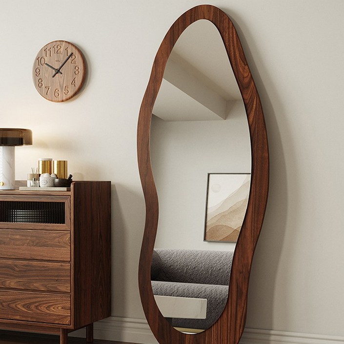 SOPUM HOUSE 인테리어 스탠드 전신거울 프리미엄 대형 웨이브 비정형