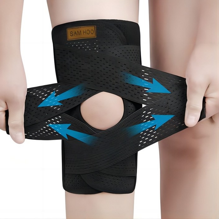 삼후 무릎보호대, 2개, 블랙 삼후 무릎보호대, 2개, 블랙